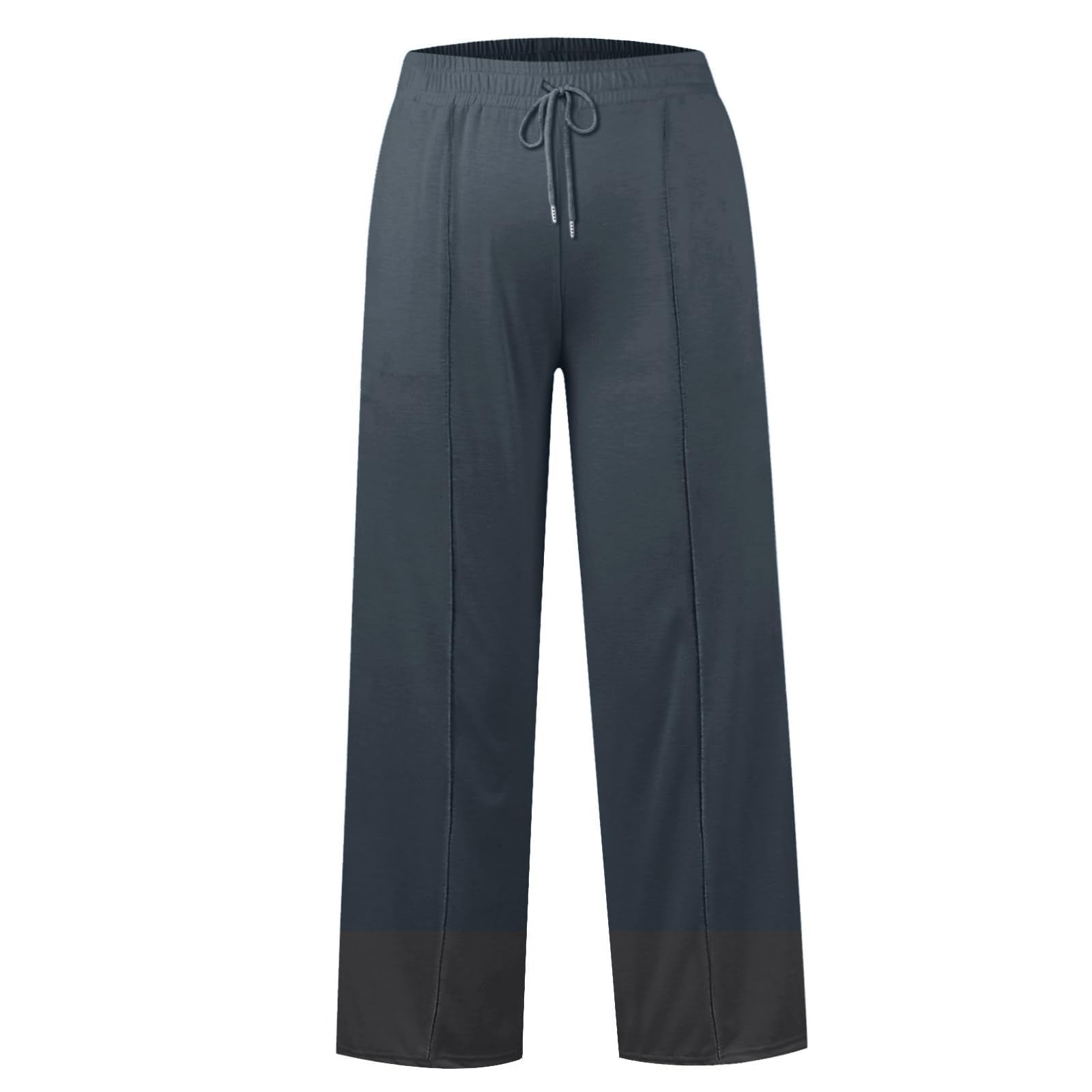 Women’s Wide Leg Sweatpants, Lightweight, High Waisted with Wide Pockets, Comfortable Lounge Pants with Drawstring, 2024