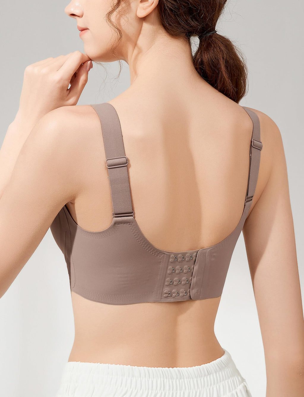 KEOYA Women's Everyday Bras Soft Comfort Wirefree Bra No Underwire Seamless Wide Strap Bra Breathable Fitted Sleep/Sports Bra