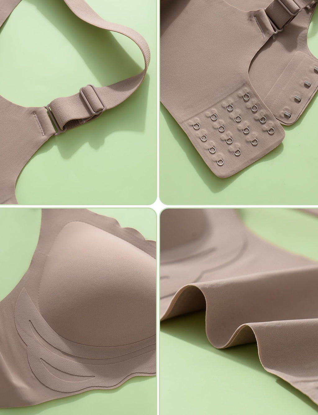 KEOYA Women's Everyday Bras Soft Comfort Wirefree Bra No Underwire Seamless Wide Strap Bra Breathable Fitted Sleep/Sports Bra